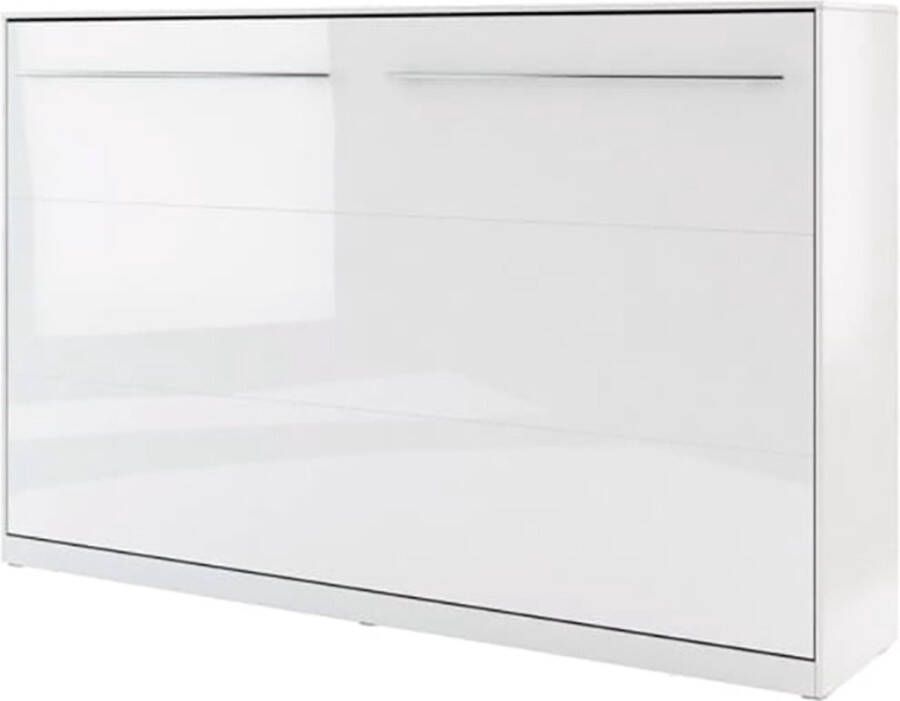 Misterbed Concept Horizontaal Opklapbed Breedte 120cm Wit Hoogglans