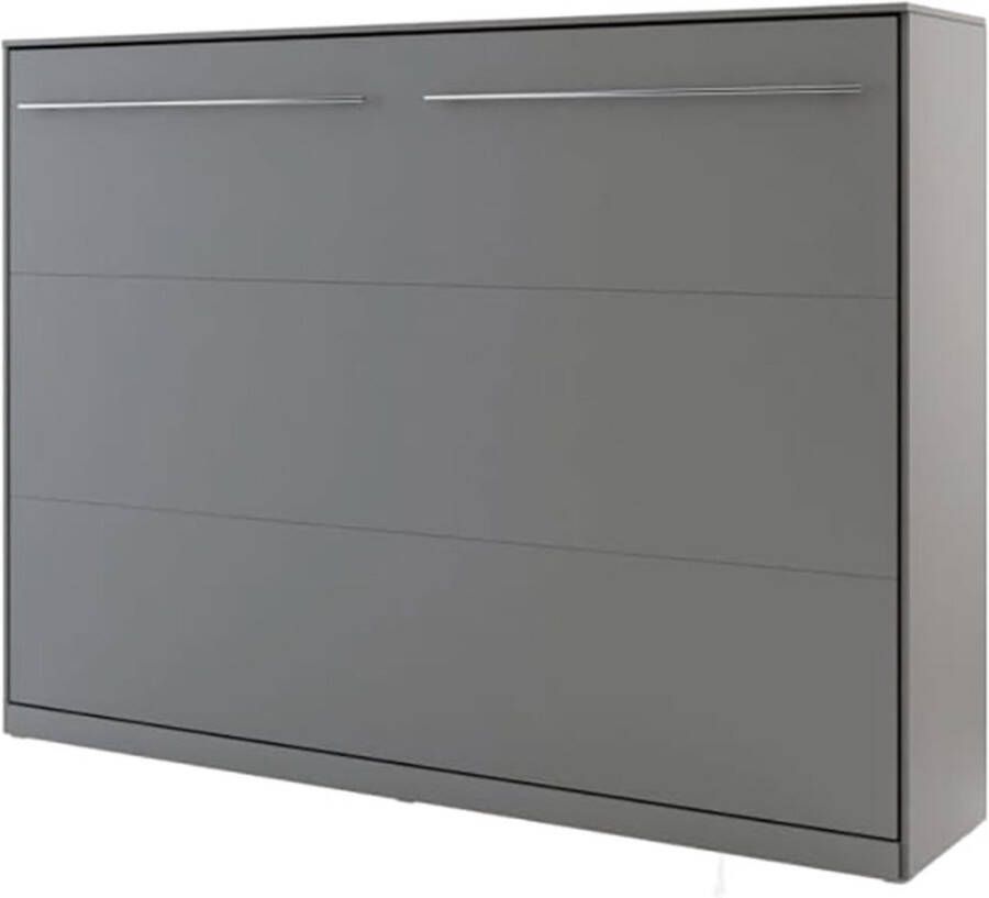Misterbed Concept Horizontaal Opklapbed Breedte 140cm Grijs