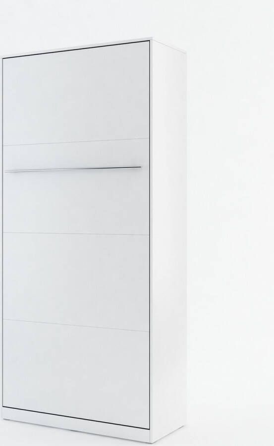 Misterbed Concept Verticaal Opklapbed Breedte 90cm Matwit