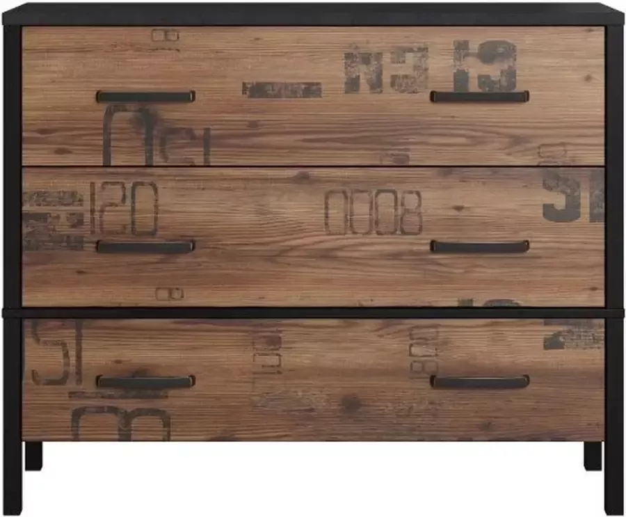 Misterbed Molta Ladekast Alpine Sparren Zwart