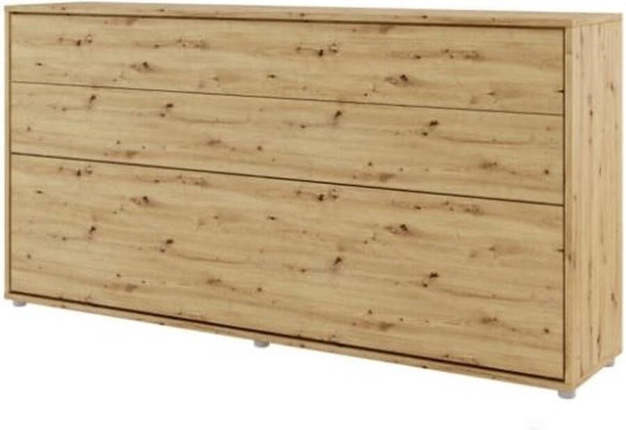 Misterbed Murphy Horizontaal Opklapbed 90x200 Artisan Eiken