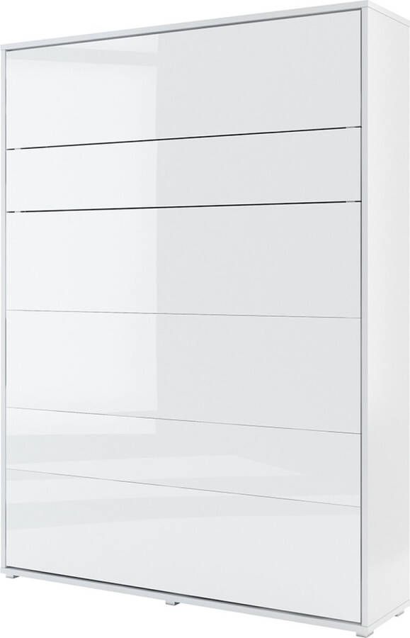 Misterbed Murphy Verticaal Opklapbed 180x200 Wit Hoogglans