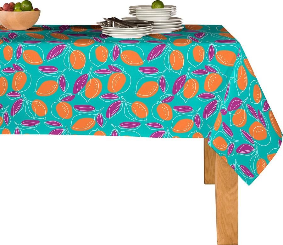 Mistral Home TAFELKLEED afwasbaar 140 x 240 cm botanisch veelkleurig