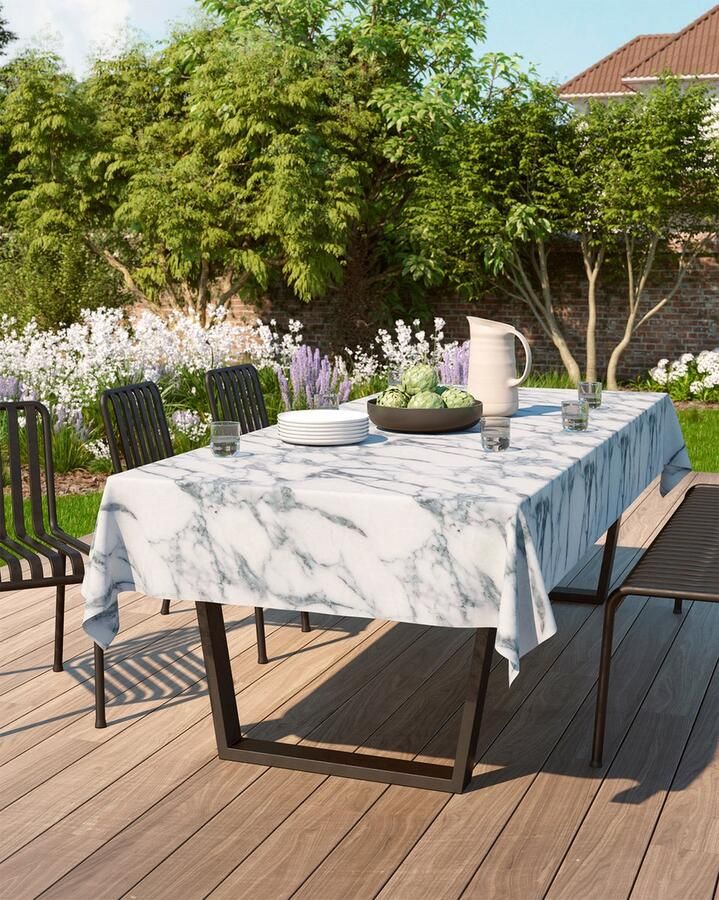 Mistral Home TAFELKLEED loneta 150 x 250 cm grijs