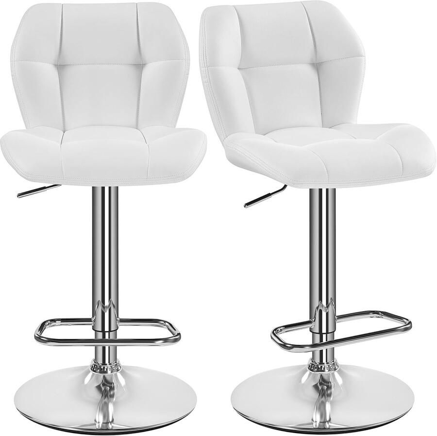 MKSS Barkrukken set Van 2 Barkruk met Rugleuning Barstoel