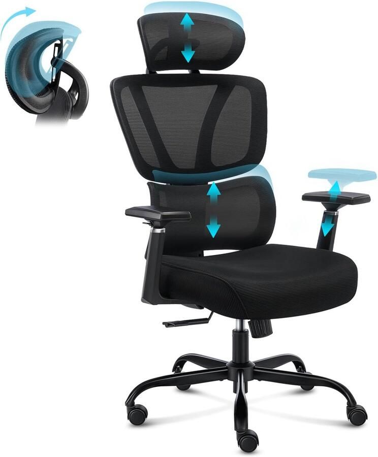 MKSS Ergonomische Bureaustoel Gamestoel Bureaustoelen voor Volwassenen