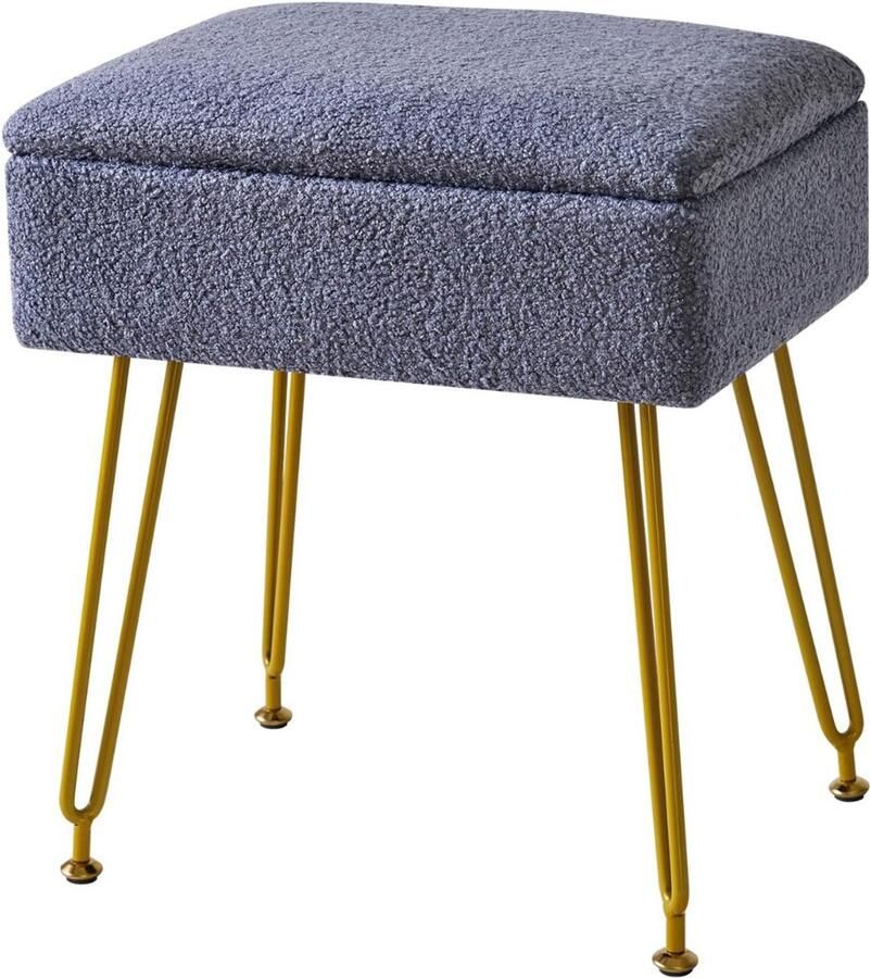 MKSS Make up Stoel Kaptafel Kruk Visagie Grijs