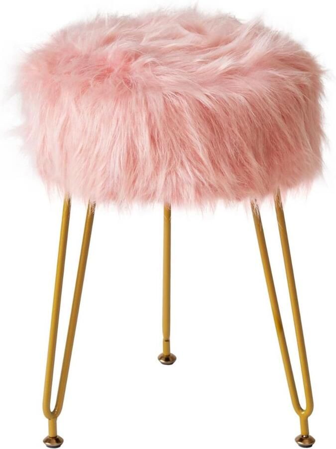 MKSS Make up Stoel Kaptafel Kruk Visagie Roze