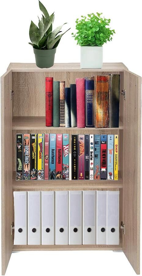 MKSS Opbergkasten Met Deuren Opbergkast Opbergkist voor Binnen en Buiten Hout