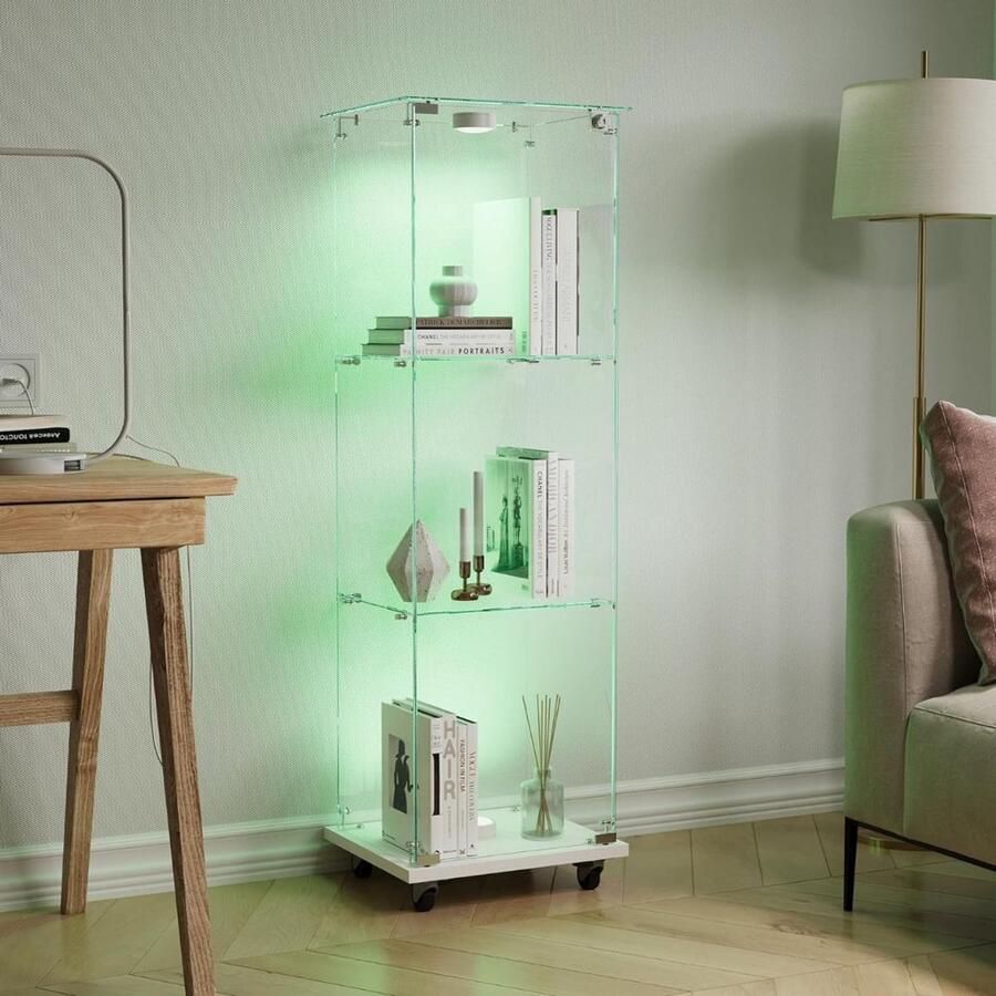 MKSS Vitrinekast met Glas Vitrinekasten Woonkamer Glas