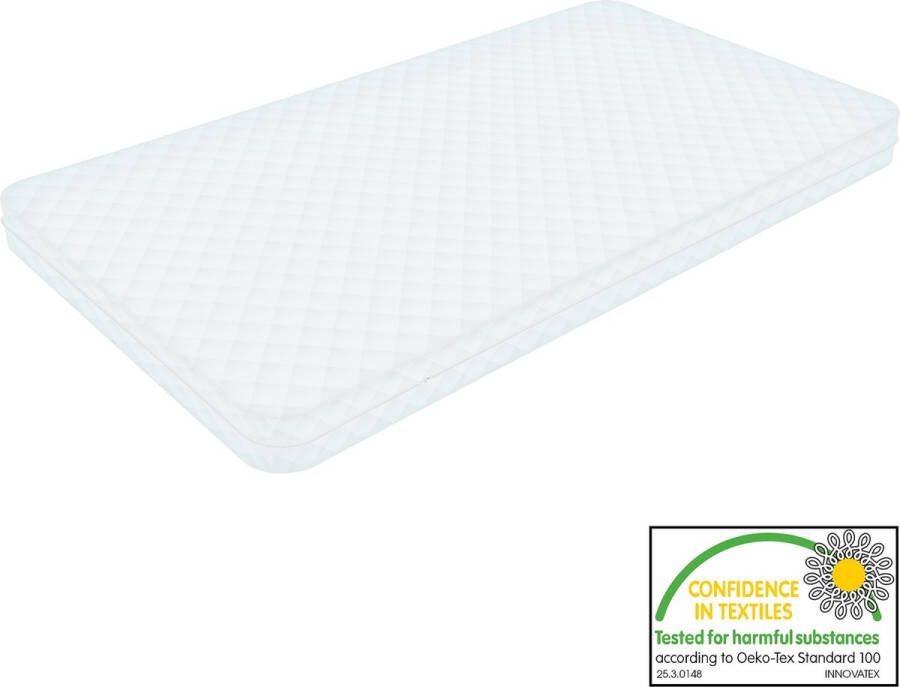 Ml-design Bedframe eenpersoonsbed metalen bed 90x200 cm antraciet incl. matras H-10cm met lattenbodem - Foto 4