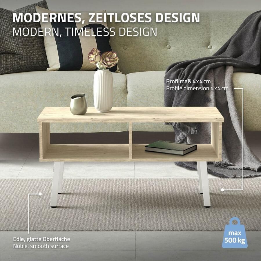 Ml-design Set van 4 tafelpoten schuin H30 cm wit glanzend gemaakt van gepoedercoat staal hoekprofiel 4x4 cm I-vorm 96° helling