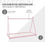 Ml-design Tipi Ledikant met Lattenbodem 90x200 cm Roze Hout - Thumbnail 1