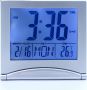 MMOBIEL Digitale Klok LCD Reiswekker Opvouwbaar met Achtergrondverlichting – Bureau Klok Wekker Digitaal met Temperatuur en Datum – Wekker Digitaal Klokje – Digitale Klok op Batterijen incl. – Zilver - Thumbnail 2