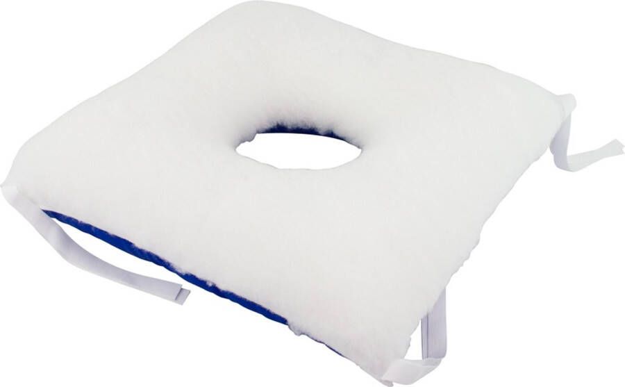 Mobiclinic Anti-decubituskussen Vierkant Met gat Voor stoel of bank