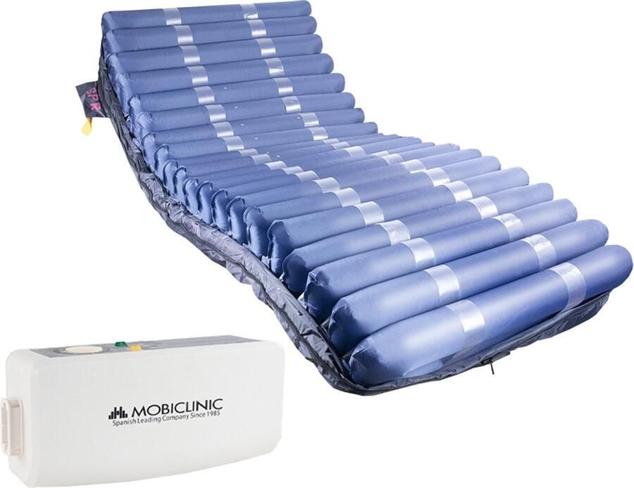 Mobiclinic Decubitus matras| Met compressor TPU-nylon 200x120x22 20 cellen Blauw Mobi 4