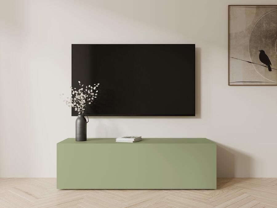 Mobistoxx Tv-meubel KINGSTON 1 klapdeur 105 cm avocado