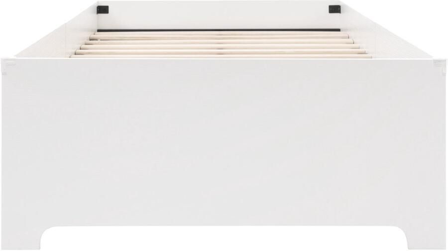 Mobrio Houten kinderbed 90×200cm met lattenbodem Wit