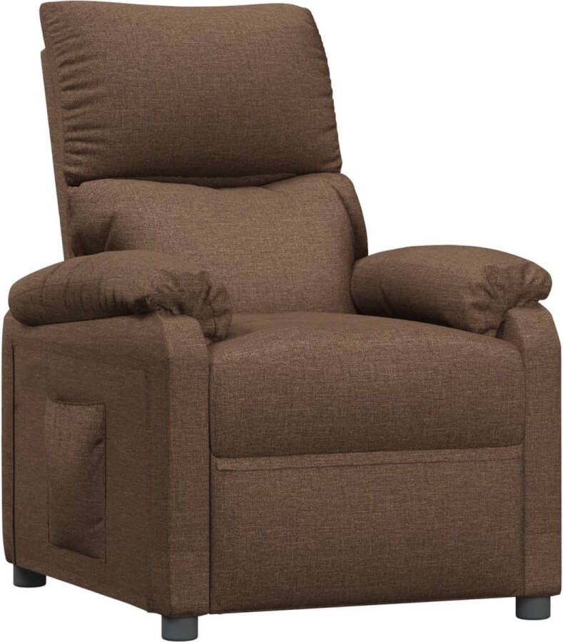 Modern life INFIORI Fauteuil verstelbaar stof bruin