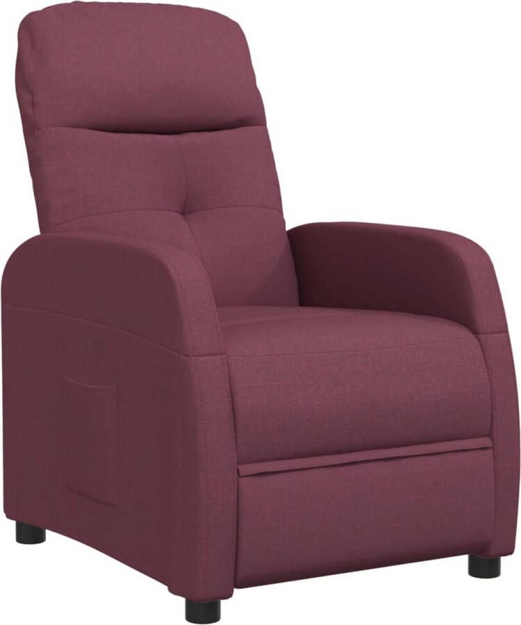 Modern life INFIORI Fauteuil verstelbaar stof paars