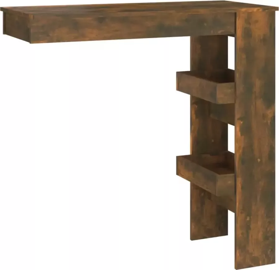 Modern life ModernLife' Bartafel wandgemonteerd 102x45x103 5 cm bewerkt hout eikenkleur