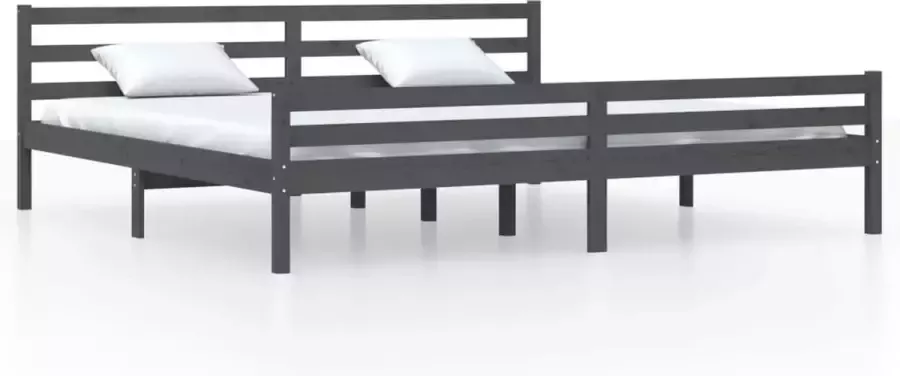 Modern life ModernLife' Bedframe massief hout grijs 180x200 cm 6FT Super King