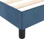 Modern life ModernLife' Bedframe met hoofdeinde fluweel donkerblauw 140x200 cm - Thumbnail 2