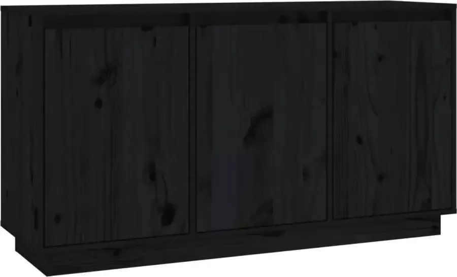 Modern life ModernLife' Dressoir 111x34x60 cm massief grenenhout zwart