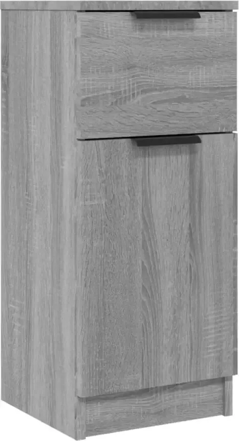 Modern life ModernLife' Dressoir 30x30x70 cm bewerkt hout grijs sonoma eikenkleurig