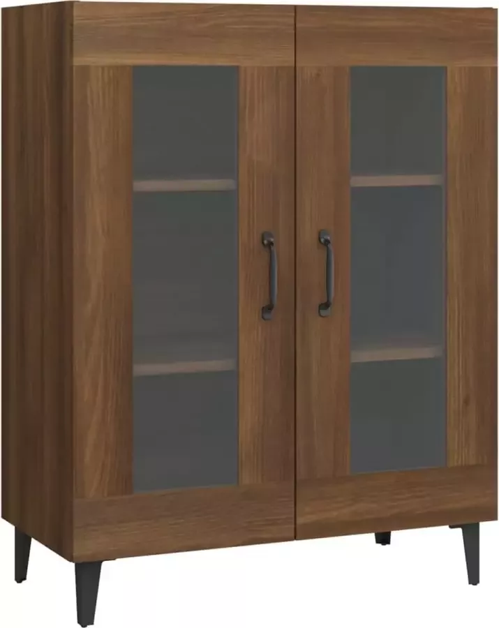 Modern life ModernLife' Dressoir 69 5x34x90 cm bewerkt hout bruineikenkleurig