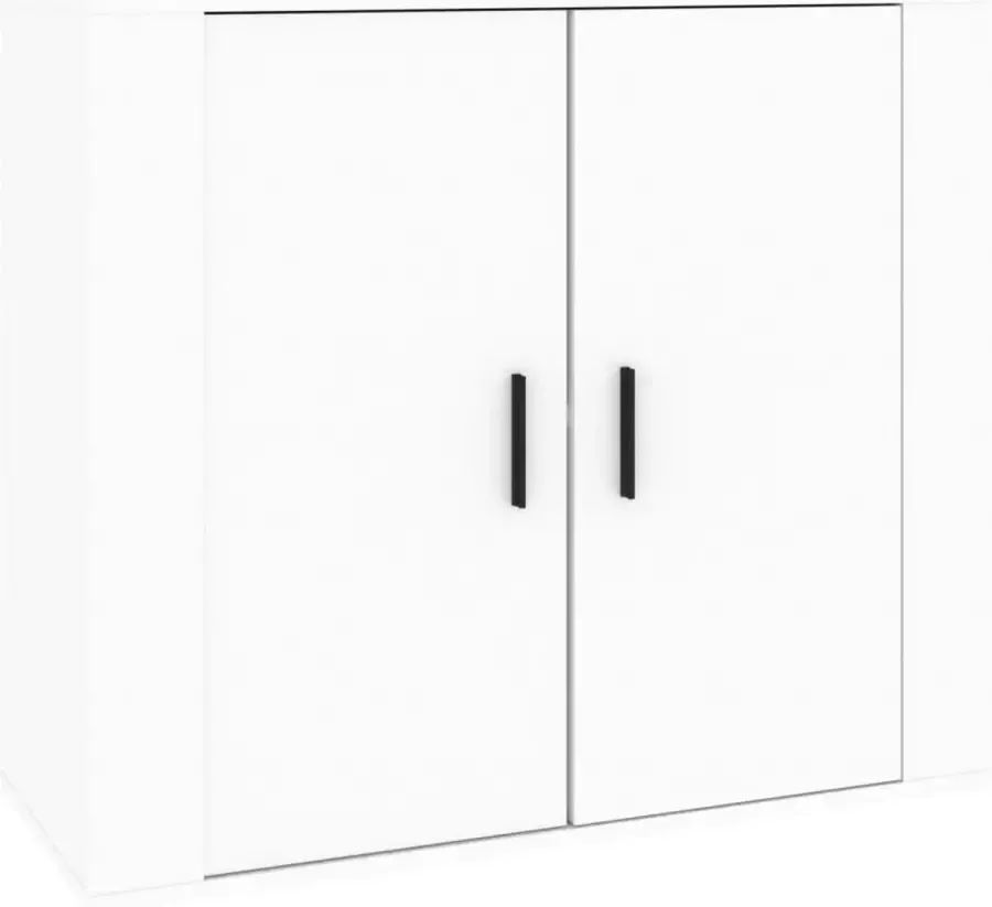 Modern life ModernLife' Dressoir 80x33x70 cm bewerkt hout wit