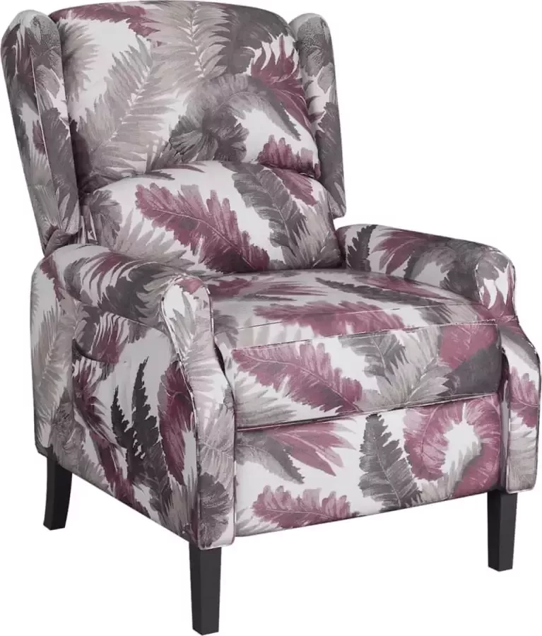 Modern life ModernLife' Fauteuil verstelbaar met bloemenpatroon stof