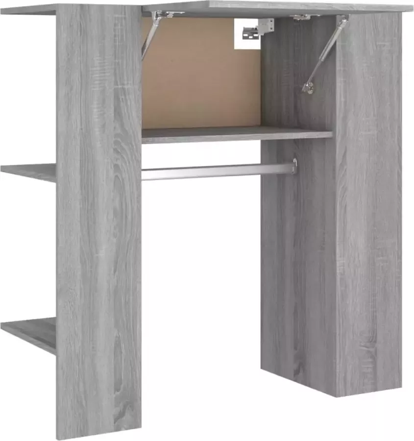 Modern life ModernLife' Halmeubel 97 5x37x99 cm bewerkt hout grijs sonoma eiken