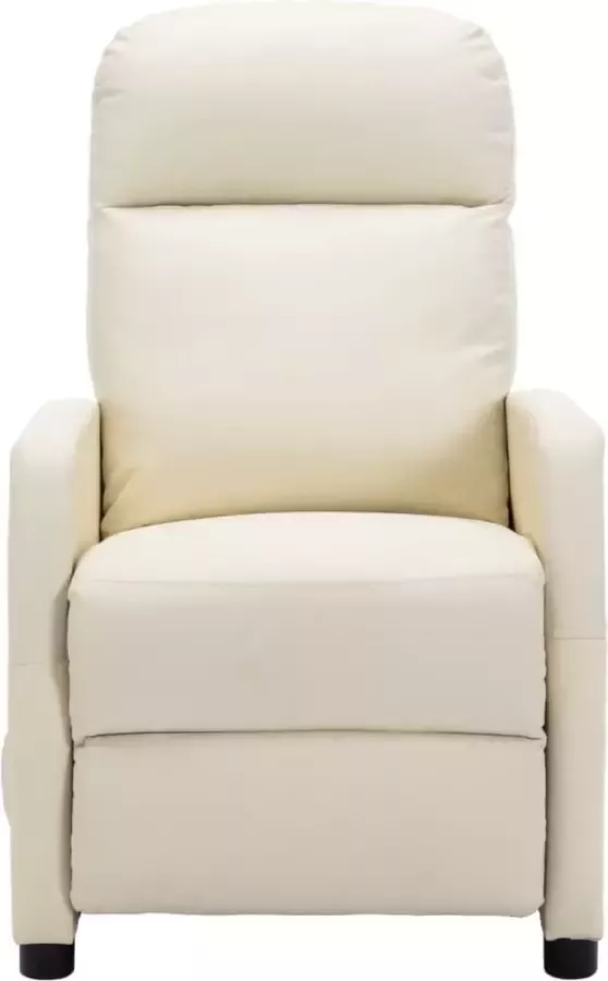 Modern life ModernLife' Massagestoel verstelbaar kunstleer crèmewit