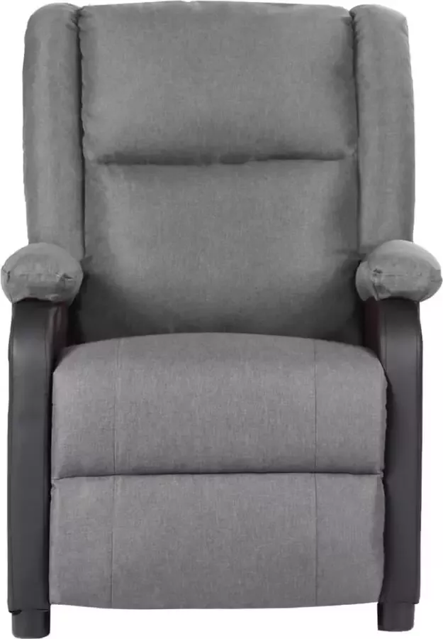 Modern life ModernLife' Massagestoel verstelbaar kunstleer en stof lichtgrijs