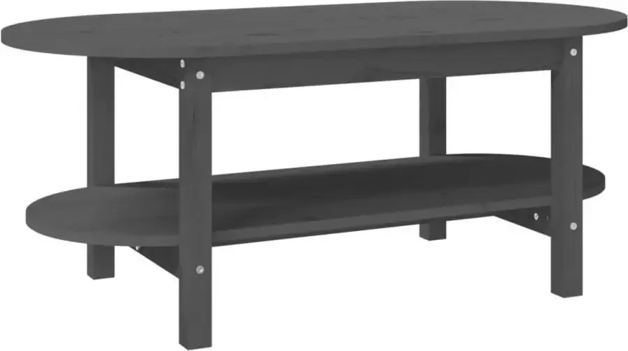 Modern life ModernLife' Salontafel 110x55x45 cm massief grenenhout grijs