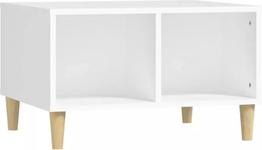 Modern life ModernLife' Salontafel 60x50x36 5 cm bewerkt hout wit