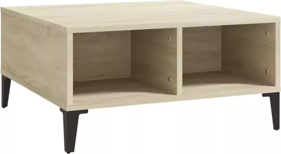 Modern life ModernLife' Salontafel 60x60x30 cm spaanplaat sonoma eikenkleurig