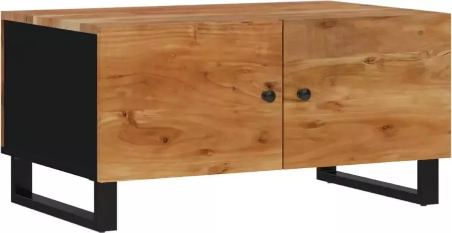 Modern life ModernLife' Salontafel 80x50x40 cm massief acaciahout en bewerkt hout