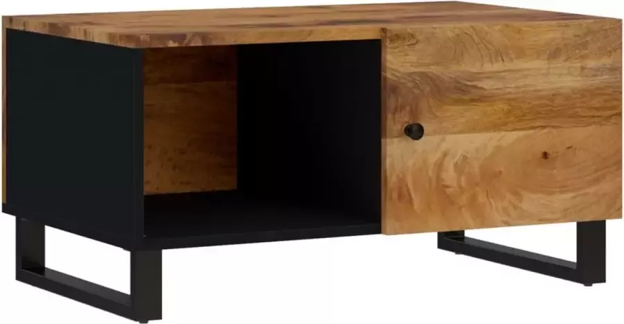 Modern life ModernLife' Salontafel 80x50x40 cm massief mangohout en bewerkt hout