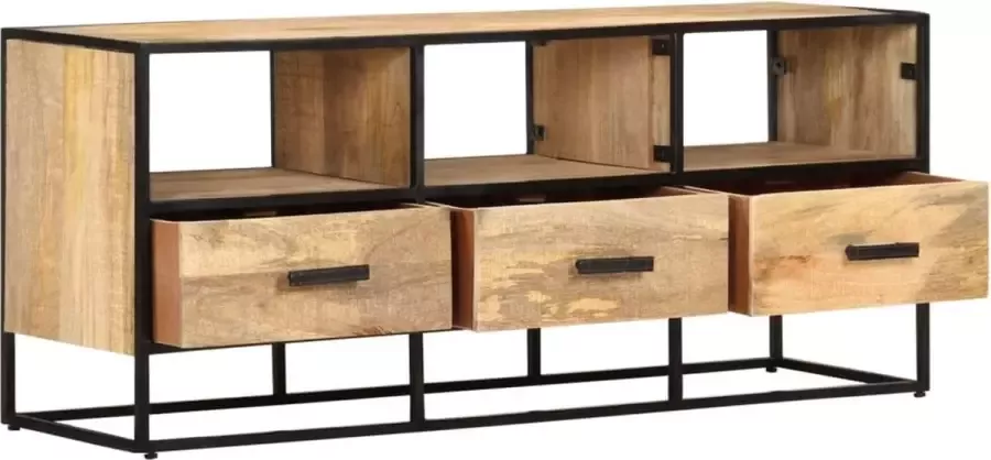 Modern life ModernLife' Tv-meubel 110x30x45 cm ruw mangohout