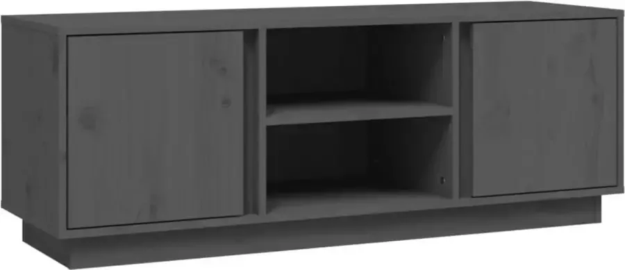 Modern life ModernLife' Tv-meubel 110x35x40 5 cm massief grenenhout grijs