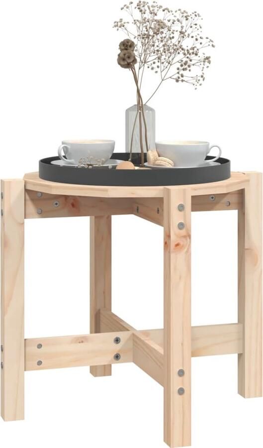 ModernLife' FIONERA Salontafel ? 52 5x45 cm massief grenenhout