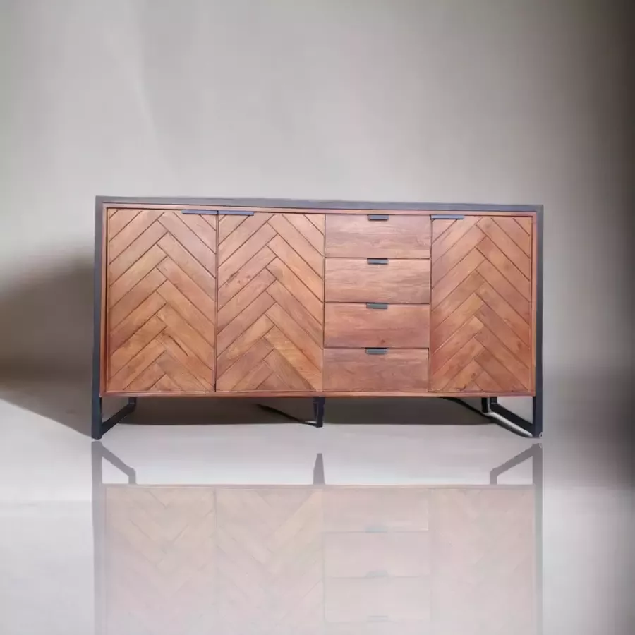 MOFASA Dressoir Mango Visgraat - Foto 2