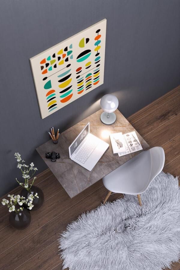 Moka Park Praktische Wandtafel- Inklapbaar Tafel Klaptafel Inklapbare Tafel Vouwtafel Uitschuifbare Eettafel Haltafel Gemonteerd Opvouwbaar Eettafel-Studeerbureau 75x45cm Grijs