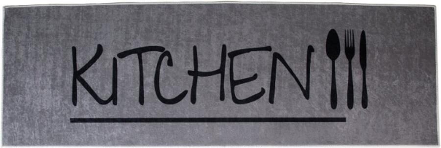 Mokaliving Vloerkleed 60x180 Loper Keukenloper Wasbaar Antislip Laagpolig Zacht Tapijt Modern Design Keuken