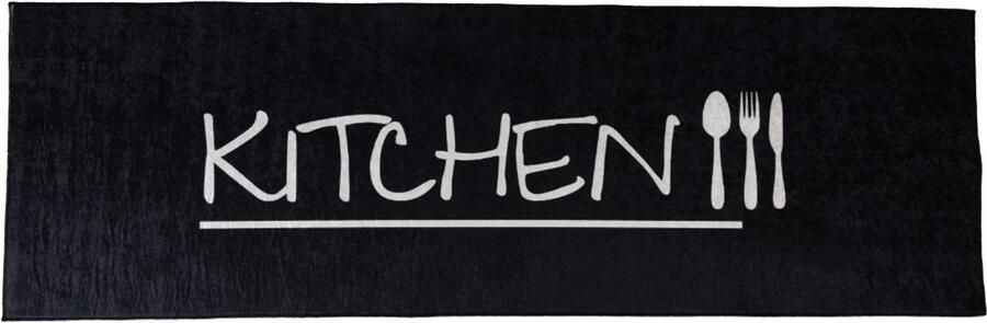 Mokaliving Vloerkleed 60x180 Loper Keukenloper Wasbaar Antislip Laagpolig Zacht Tapijt Modern Design Keuken