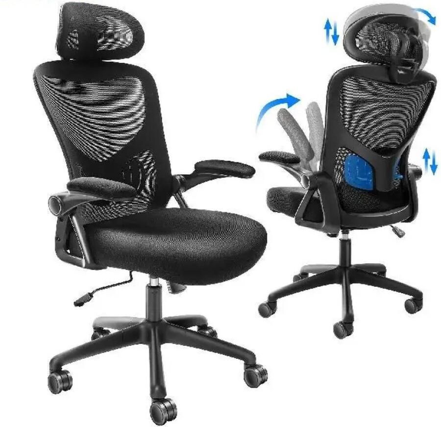 Momentum Online Momentum Ergonomische Kantoorstoel Bureaustoel Ondersteunende Stijl Comfortabel Kantel-functie Hoogwaardige Verwerking Kantoor Zakelijk Mesh Nylon materiaal Multifunctioneel ontwerp Mesh Zitvlak