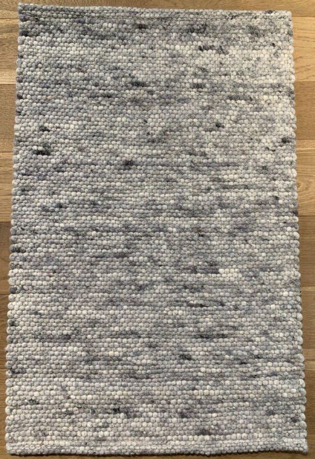 MOMO Rugs Carlotta 33 Vloerkleed 130x200 Rechthoek Laagpolig Structuur Tapijt Industrieel Antraciet Grijs - Foto 2