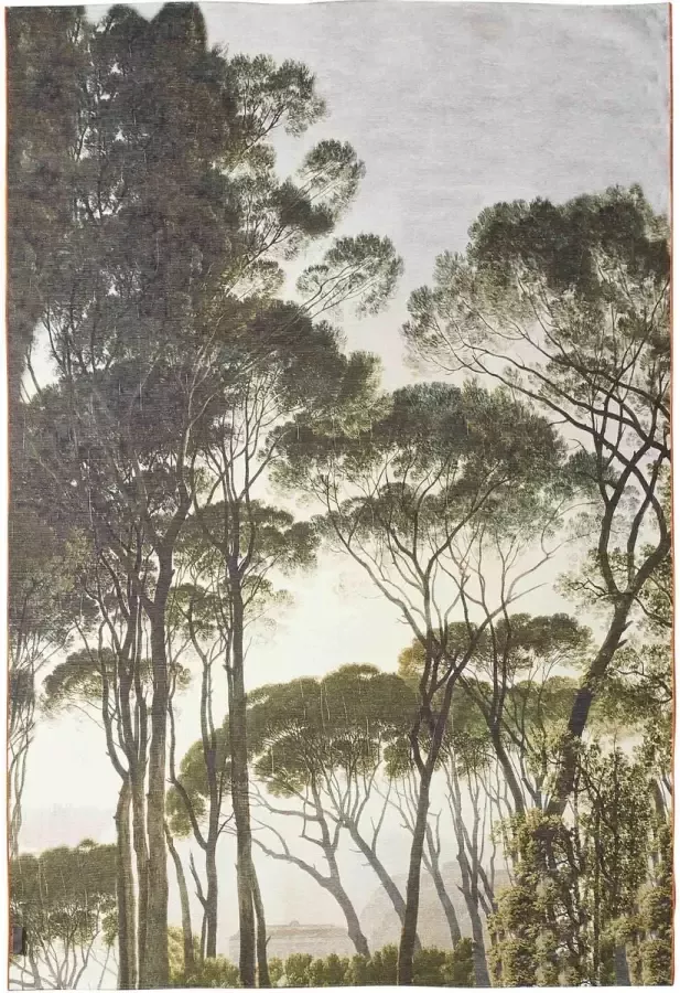 MOMO Rugs Italian Trees Vloerkleed 140x200 cm Rechthoekig Laagpolig Tapijt Klassiek Modern Meerkleurig